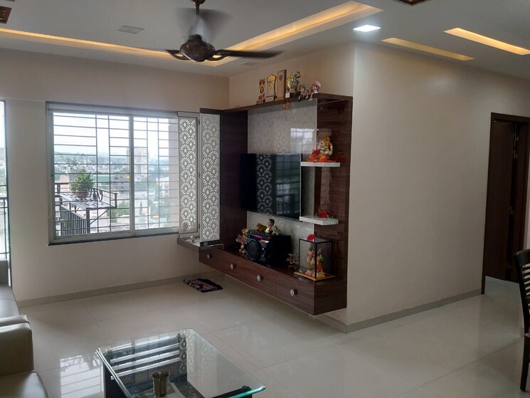 Living Room, vertical-alcinia 2 Bedroom 724 Sq.Ft. Apartment In Mohammadwadi Pune 7496413