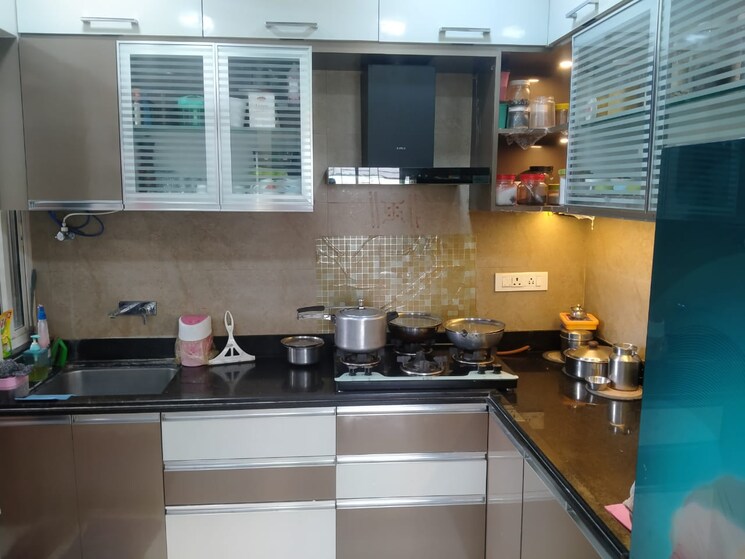 Kitchen, vertical-alcinia 2 Bedroom 724 Sq.Ft. Apartment In Mohammadwadi Pune 7496413