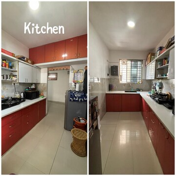 Kitchen in 3 BHK Apartment at Sanchar Nagar Main – for Sale
