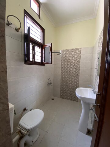 Bathroom in 2 BHK Apartment at Guru Nanak Enclave, Dhakoli Village – for Sale