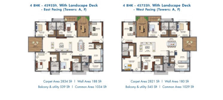 Floor Plan, financial district 2 Bedroom 1380 Sq.Ft. Apartment In Financial District Hyderabad 7498837