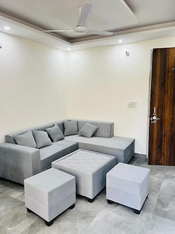 Living Room in 1.5 BHK Builder Floor at Chattarpur – for Sale