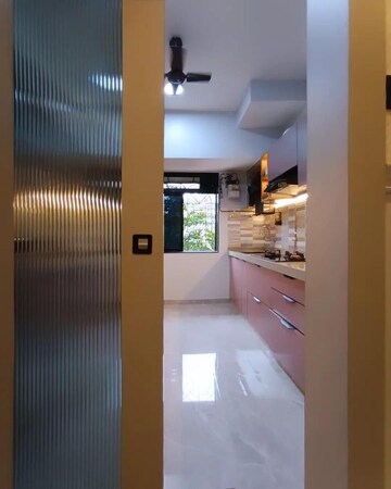 Bathroom in 2 BHK Apartment at Saket Towers Chs Ltd, Majiwada – for Sale
