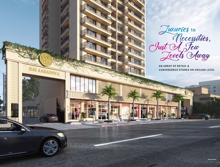 Exterior View, paradise-sai-aaradhya 3 Bedroom 1865 Sq.Ft. Apartment In Kharghar Navi Mumbai 7501460