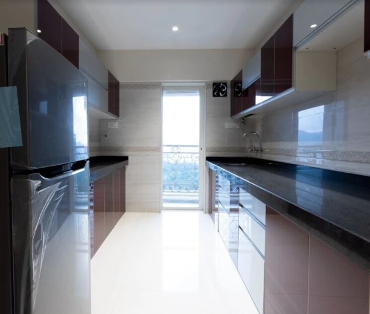 Kitchen, rosa-manhattan 3 Bedroom 1150 Sq.Ft. Apartment In Ghodbunder Road Thane 7501701
