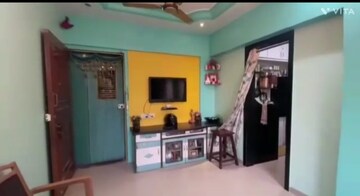 Living Room in 1 RK Apartment at Pavan Putra CHS, Dahisar East – for Sale