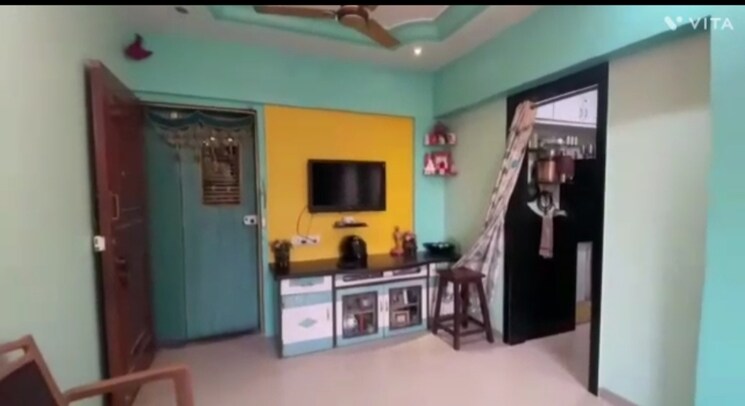 Living Room, pavan-putra-chs 1 RK 400 Sq.Ft. Apartment In Dahisar East Mumbai 7502114