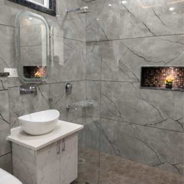 Bathroom in 4 BHK Builder Floor at Sector 89 – for Sale