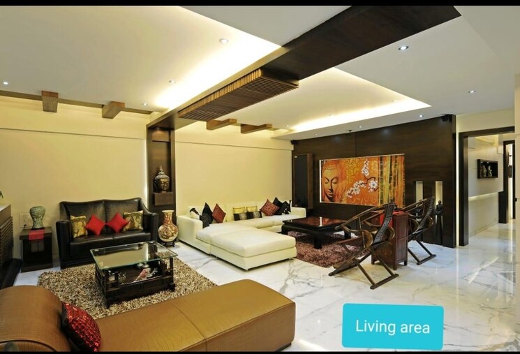 Living Room, satra-residency 4 Bedroom 2800 Sq.Ft. Apartment In Khar West Mumbai 7502617
