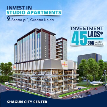  Shop – Exterior View View at Shagun City Center, Pi Greater Noida - for Sale
