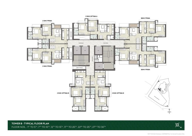 Master Plan, kalpataru-srishti-namaah 3 Bedroom 979 Sq.Ft. Apartment In Mira Road Thane 7502779