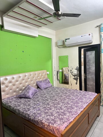 Bedroom in 3 BHK Apartment at Guru Nanak Enclave, Dhakoli Village – for Sale