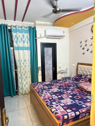 Bedroom in 3 BHK Apartment at Guru Nanak Enclave, Dhakoli Village – for Sale