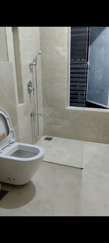 Bathroom in 3 BHK Apartment at Soham Crystal Spires, Ghodbunder Road – for Sale