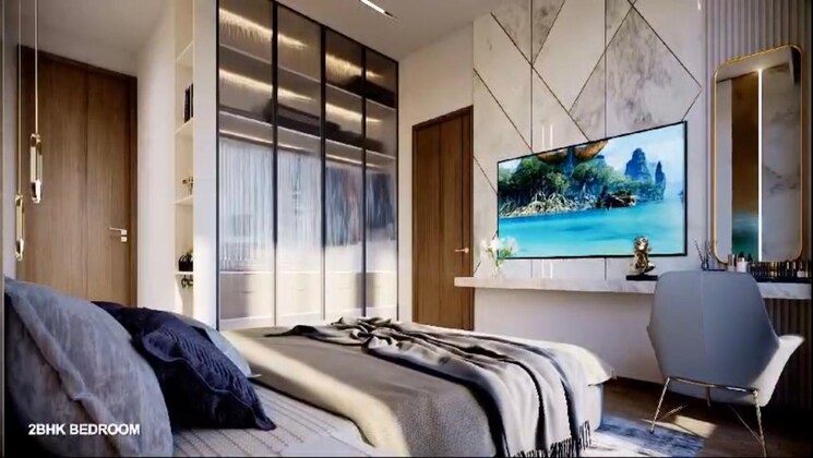 Bedroom, balwa-avalon 3 Bedroom 1100 Sq.Ft. Apartment In Goregaon West Mumbai 7504589