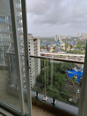 Balcony in 3 BHK Apartment at Soham Crystal Spires, Ghodbunder Road – for Sale