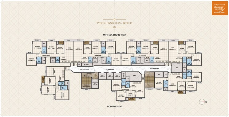 Master Plan, arihant-advika 3 Bedroom 1020 Sq.Ft. Apartment In Vashi Sector 9 Navi Mumbai 7505171