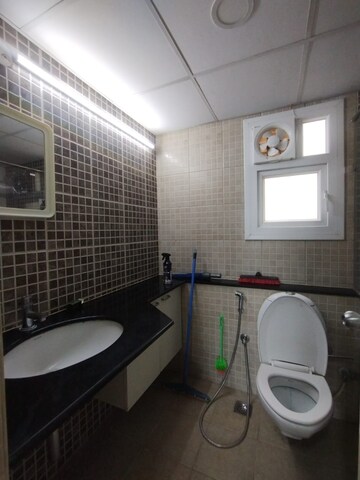 Bathroom in 2 BHK Apartment at Bhartiya Nikoo Homes Phase 2, Thanisandra Main Road – for Sale