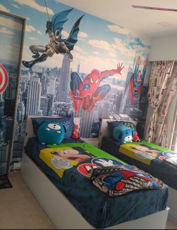 Bedroom in 3.5 BHK Apartment at Adani Western Heights Sky Apartments, Andheri West – for Sale