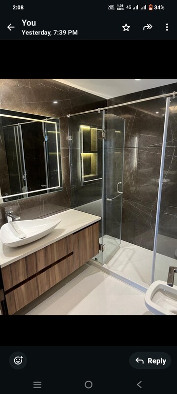 Balcony in 4 BHK Builder Floor at Greater Kailash ii – for Sale