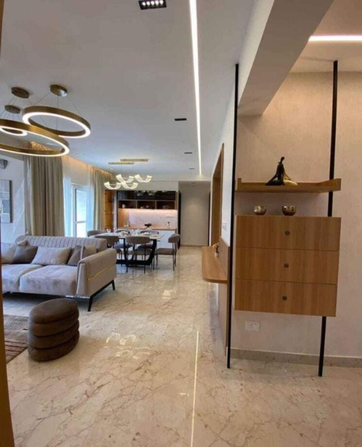 Living Room, panchshil-towers 1 Bedroom 710 Sq.Ft. Apartment In Kharadi Pune 7507202