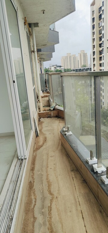 Balcony in 2 BHK Apartment at Soham Crystal Spires, Ghodbunder Road – for Sale