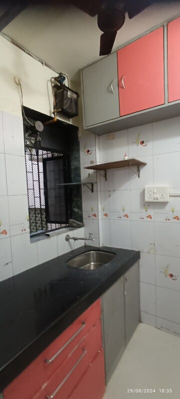 Kitchen in 1 BHK Apartment at Shivam CHS Nerul, Nerul – for Sale