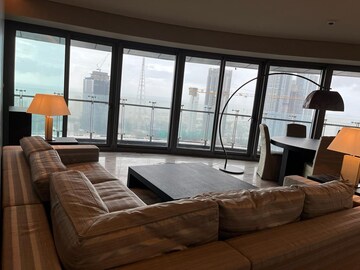 Living Room in 4 BHK Apartment at Lodha World One, Worli – for Sale