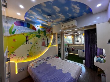 Master Bedroom in 3 BHK Apartment at Platinum Venecia, Nerul – for Sale