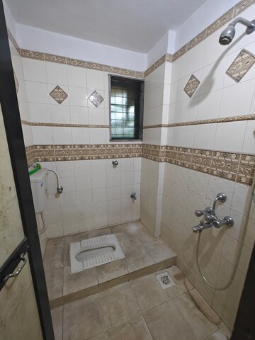 Bathroom in 2 BHK Apartment at Safal Residency, Nerul – for Sale