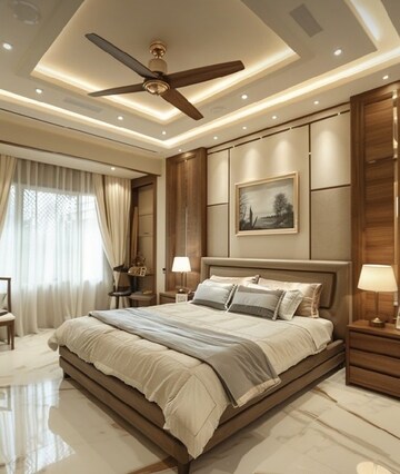 Bedroom in 1 BHK Builder Floor at Bamnoli Village – for Sale