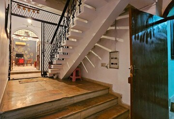 Staircase in 5 BHK Villa at Gomti Nagar – for Sale