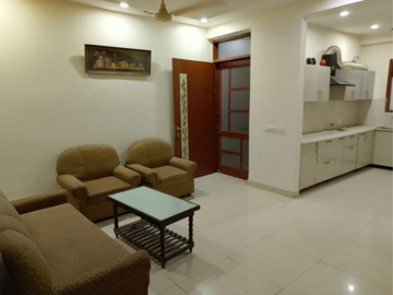 Living Room in 3 BHK Apartment at Peer Mucchalla – for Sale
