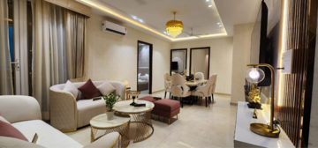 Living Room in 5 BHK Apartment at Maya Green Lotus Saksham, High Ground – for Sale