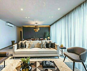 Living Room in 3.5 BHK Apartment at Oberoi Realty Esquire, Goregaon East – for Sale