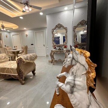 Living Room in 3 BHK Apartment at Gms Road – for Sale