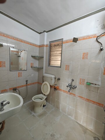 Bathroom in 2 BHK Apartment at Krishnakamal CHS, Nerul Sector 21 – for Sale