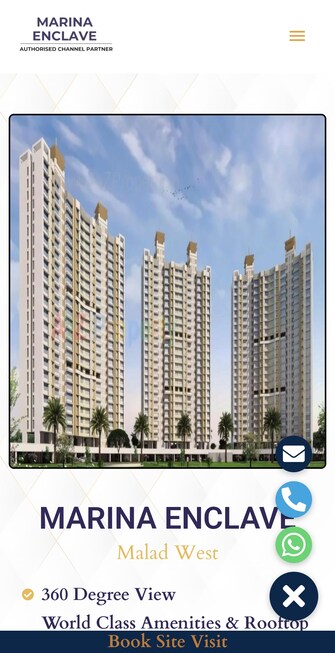 2 BHK Apartment For Resale in Gurukrupa Marina Enclave Wing K And L Phase I Malad West Mumbai  7509843