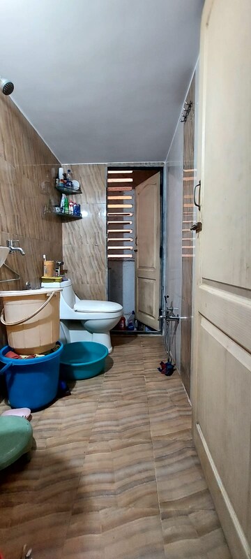 Bathroom in 1 BHK Apartment at Parsik Nagar – for Sale