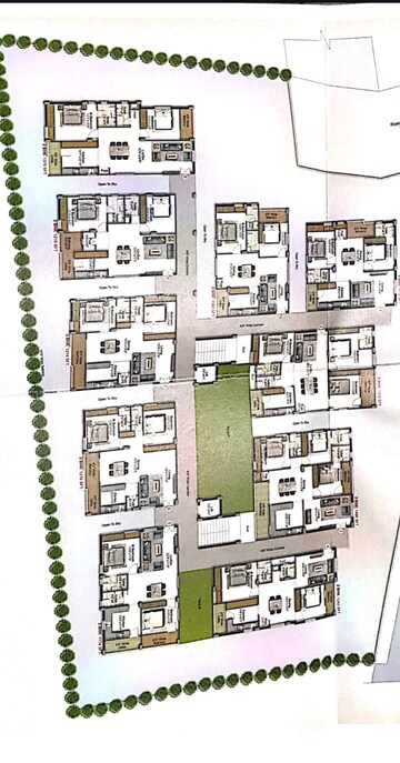 Floor Plan in 2 BHK Apartment at Hanamkonda – for Sale