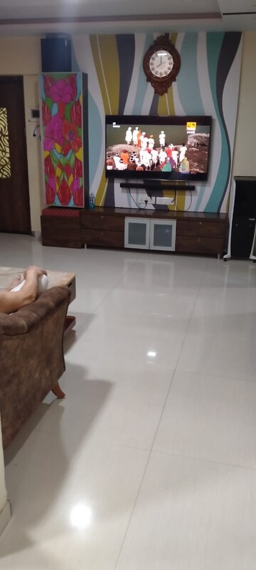 Living Room in 2 BHK Apartment at Tropical Prima CHS, Naupada – for Sale