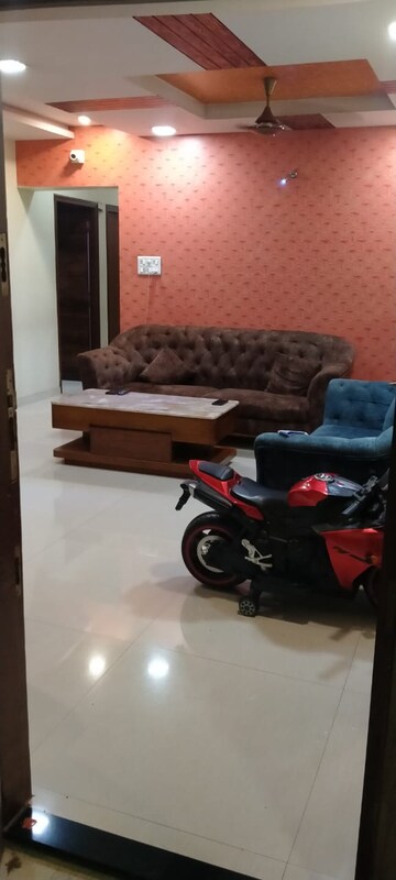 Living Room in 2 BHK Apartment at Tropical Prima CHS, Naupada – for Sale