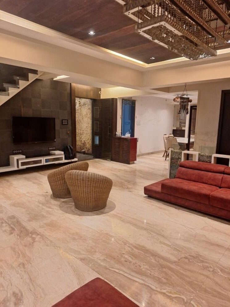 Living Room, samudra-mahal 4 Bedroom 3700 Sq.Ft. Apartment In Worli Mumbai 7510772