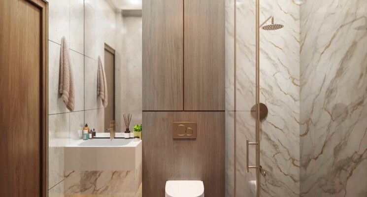 Bathroom, nakshatra-prithvi 3 Bedroom 756 Sq.Ft. Apartment In Vasai East Palghar 7511321