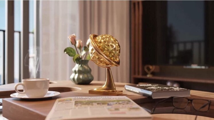 Living Room, nakshatra-prithvi 3 Bedroom 756 Sq.Ft. Apartment In Vasai East Palghar 7511321