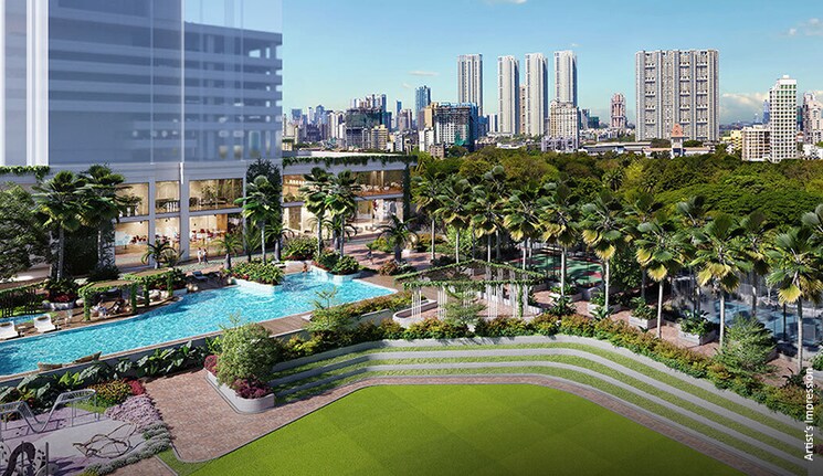 Garden, piramal-aranya-avyan 3 Bedroom 1422 Sq.Ft. Apartment In Byculla Mumbai 7511345