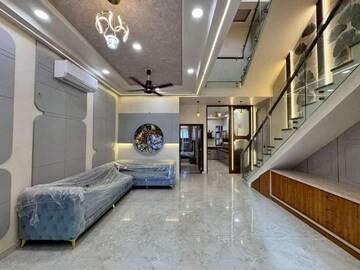 Living Room in 3.5 BHK Villa at Gandhi Path – for Sale