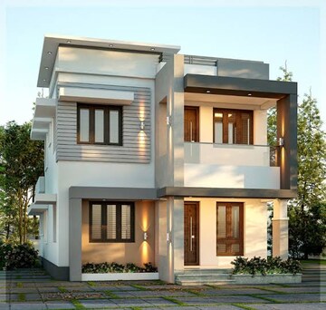 3 BHK Villa – Exterior View View at Ottapalam - for Sale