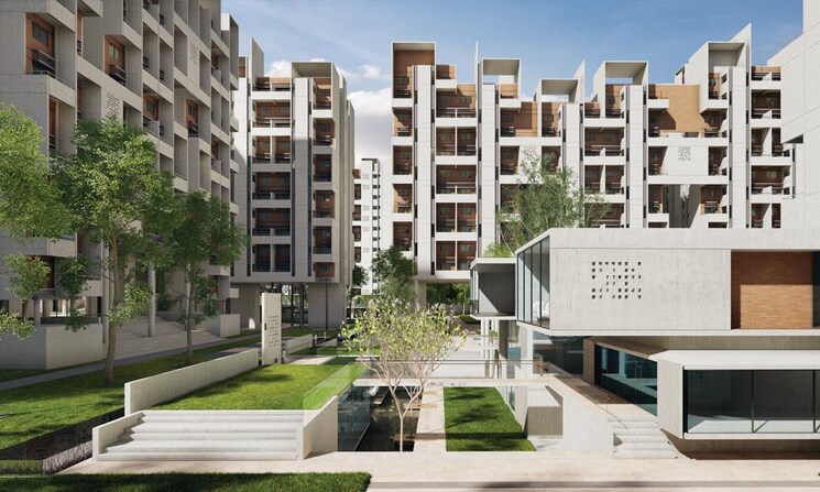 Exterior View, rohan-abhilasha 3 Bedroom 1100 Sq.Ft. Apartment In Wagholi Pune 7513412