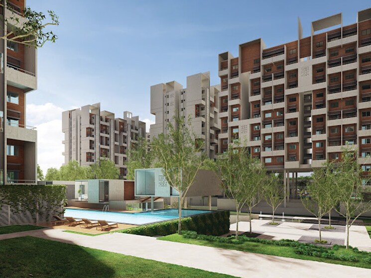Exterior View, rohan-abhilasha 3 Bedroom 1100 Sq.Ft. Apartment In Wagholi Pune 7513412